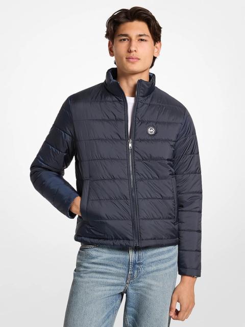 MICHAEL KORS Signature Logo Reversible Jacket