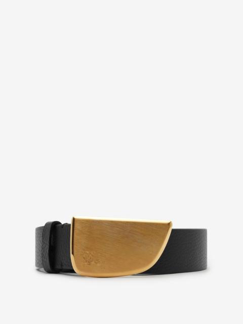 Burberry Leather Shield Belt