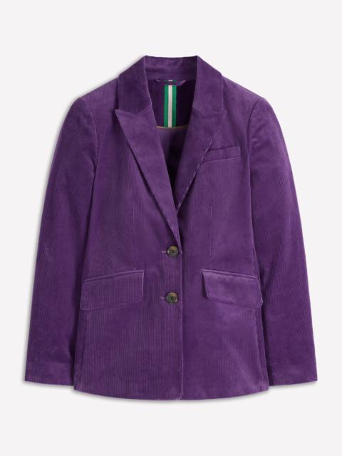 BODEN Stamford Cord Blazer-Mystical Purple