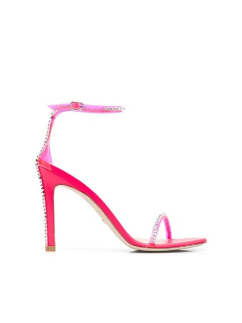 crystal-embellished 120mm heel sandals