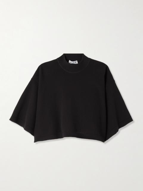 Alaïa Cropped Cotton-jersey T-shirt