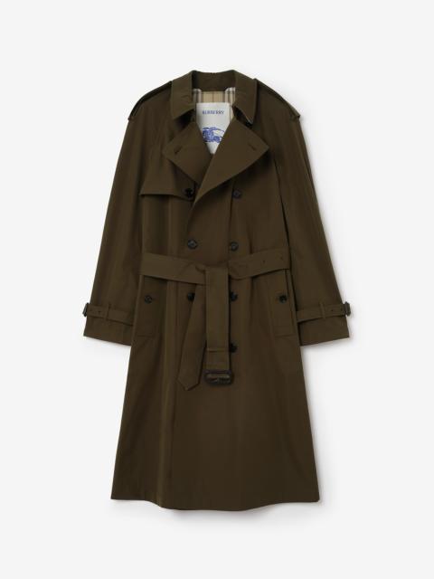 Burberry Long Lightweight Cotton Trench Coat