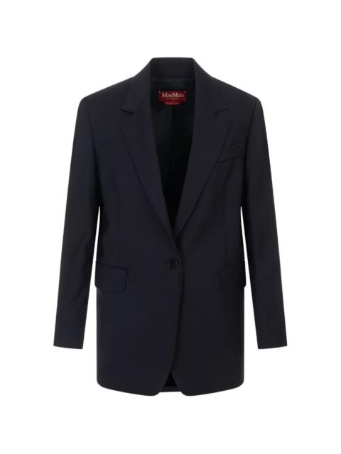 Max Mara Studio Chamonix single-breasted buttoned blazer
