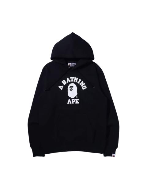 A BATHING APE® BAPE College Pullover Hoodie 'Black'