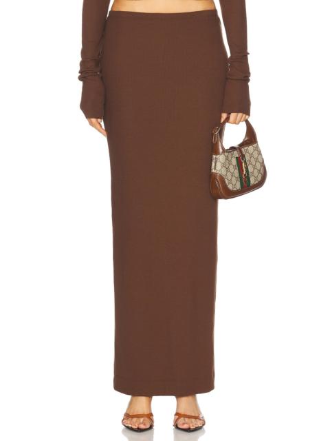 ÉTERNE Emma jersey midi skirt