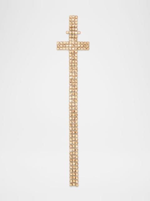 RETROFÊTE Rhinestone Alphabet Earring, Single