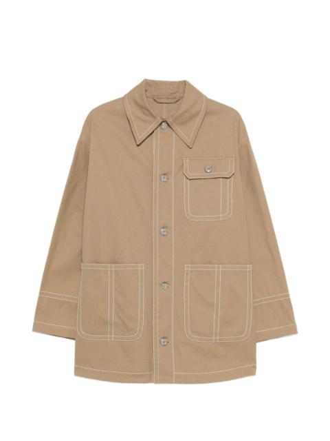 AMI Paris pocket topstitching jacket