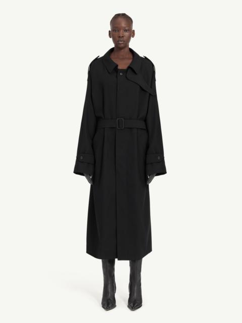 MM6 Maison Margiela Belted wool trench coat