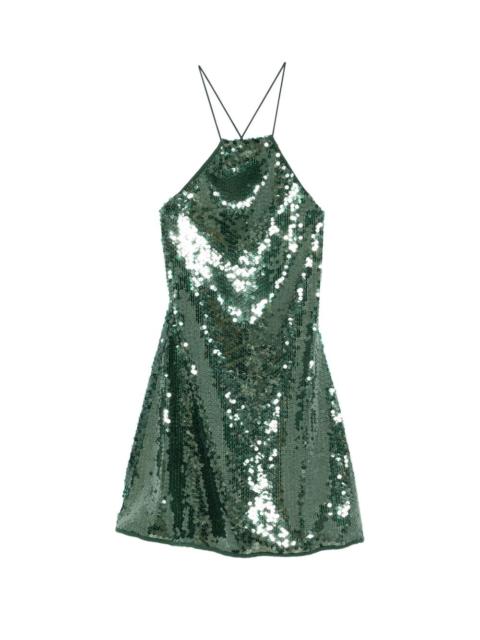 Oséree sequinmbellishment mini dress