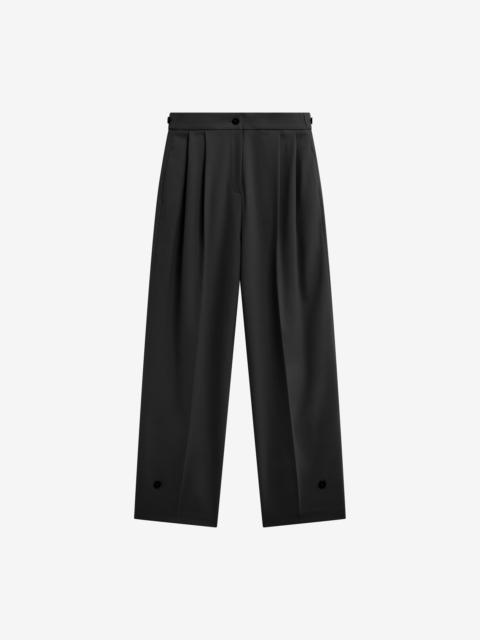 The Frankie Shop Doyer Pleated Trousers - Black