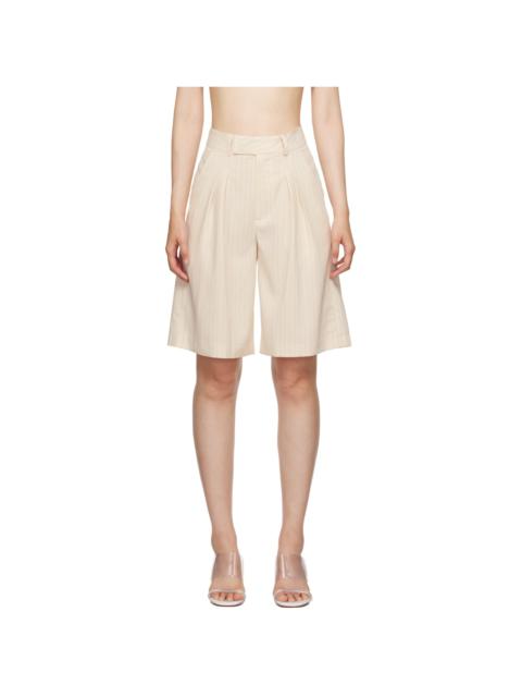 Beige Vivian Shorts