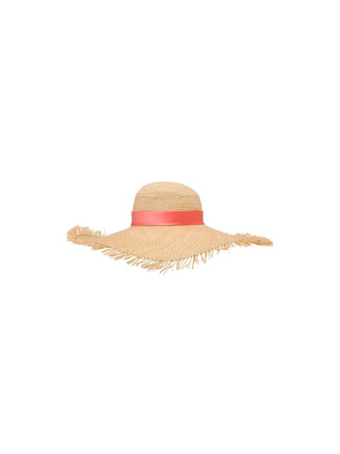 Prada Crocheted raffia hat