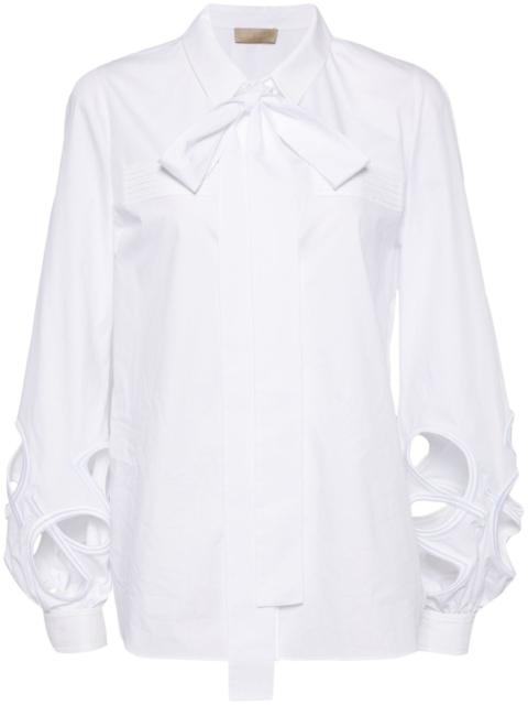 ELIE SAAB cut-out cotton shirt