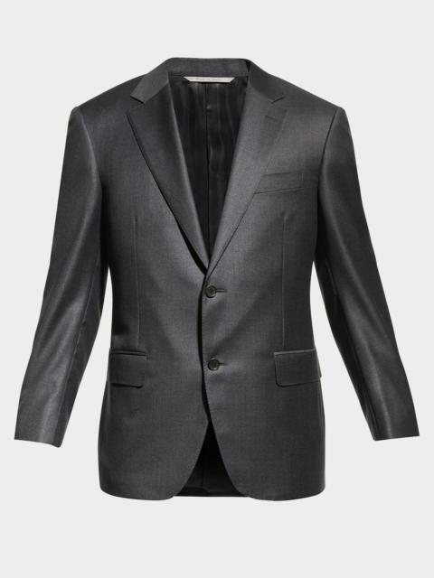 Canali Men's Solid Wool Suit