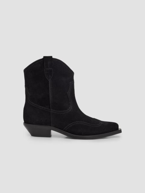 SCHUTZ Women's Nash 30MM Suede Ankle Boots - Black