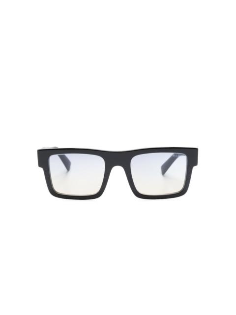 square-frame gradient sunglasses