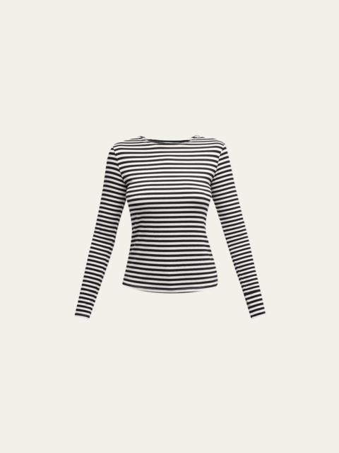 Tess Long-Sleeve Stripe Tee