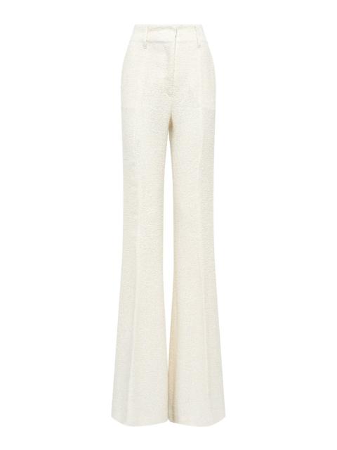 GABRIELA HEARST Rhein Pant in Ivory Silk Boucle