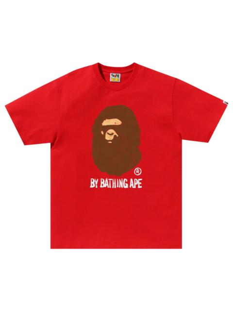 BAPE Hand Draw By Bathing Ape Tee 'Red'