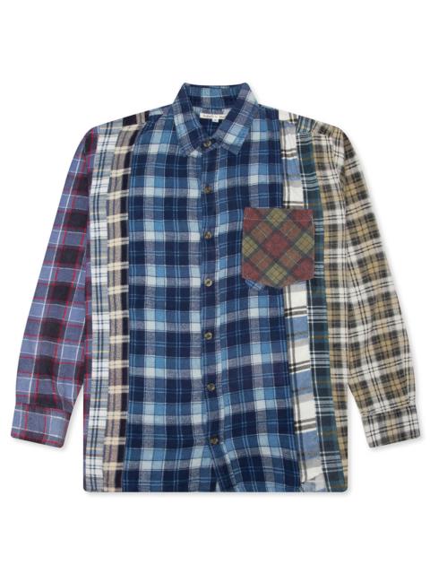 NEEDLES 7 CUTS FLANNEL SHIRT - ASSORTED