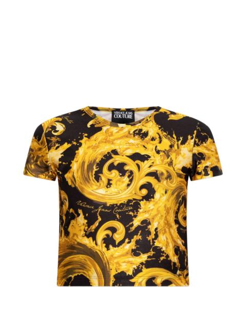 VERSACE JEANS COUTURE baroque-pattern T-shirt