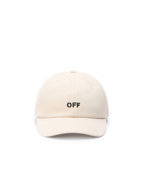 Off-White Drill Stamp Logo Baseball Cap