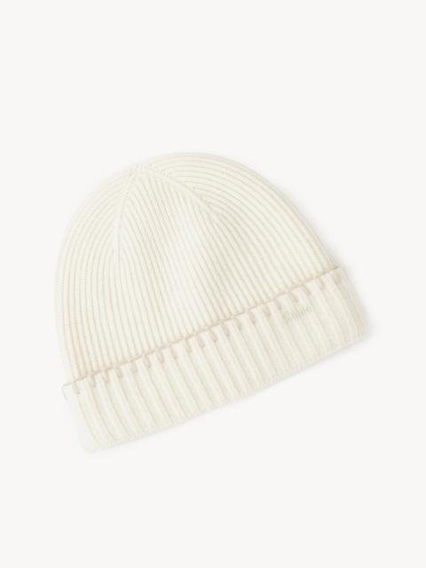 RIBBED KNIT BEANIE