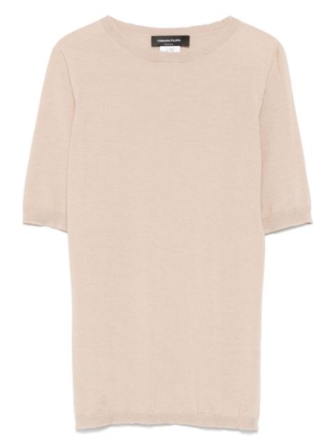 FABIANA FILIPPI short-sleeve cashmere top