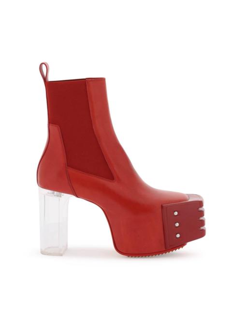 Rick Owens LUZOR GRILLED ANKLE BOOTS