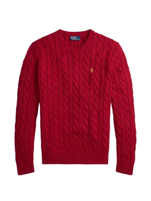 Polo Ralph Lauren cable-knit crew-neck sweater