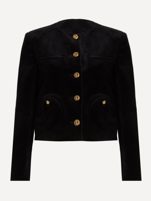 BLAZÉ MILANO Jealousy Black Velvet Bolero Jacket