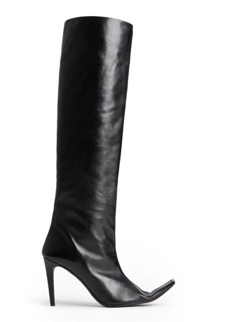 KHAITE Marlene Knee High Boot 85 black