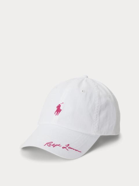Polo Ralph Lauren Pink Pony Twill Ball Cap