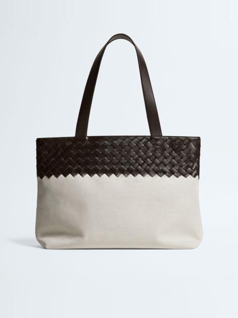 Bottega Veneta Small Intrecciato Zipped Tote
