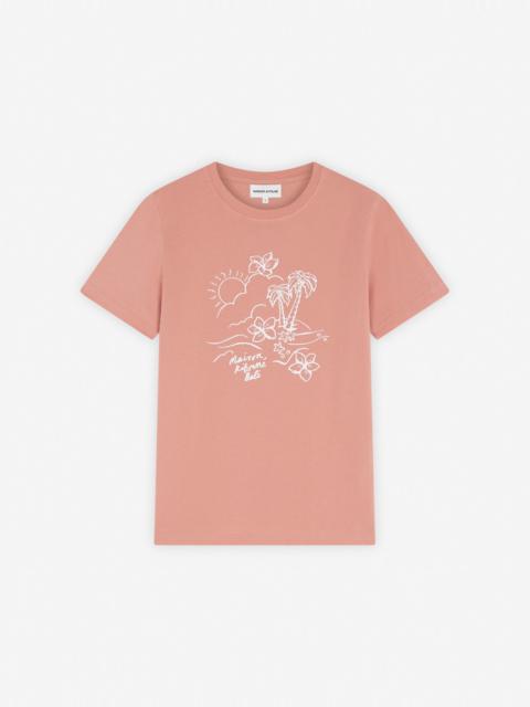 Maison Kitsuné “SUNSET ISLAND” REGULAR TEE-SHIRT