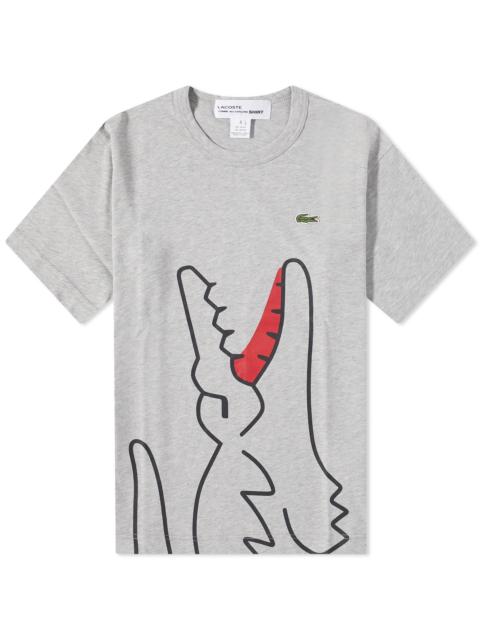 Comme des Garçons SHIRT Comme des Garçons SHIRT x Lacoste Oversized Croc T-Shirt