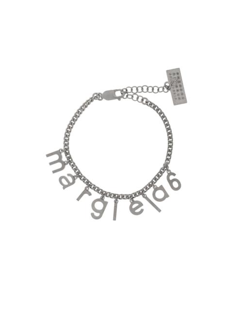 MM6 Maison Margiela logo-charm bracelet