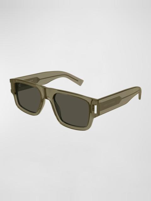 SAINT LAURENT Men's SL 659 Acetate Rectangle Sunglasses