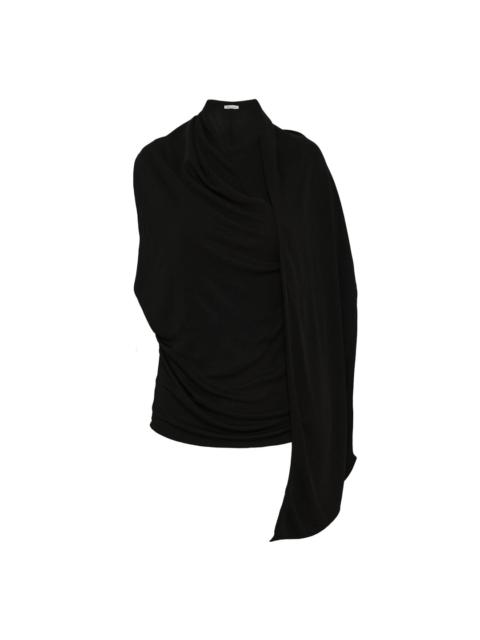 AMI Paris Sleeveless Lavalliere Top