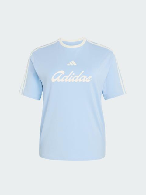 adidas LUX TIRO LOOSE GRAPHIC T-SHIRT