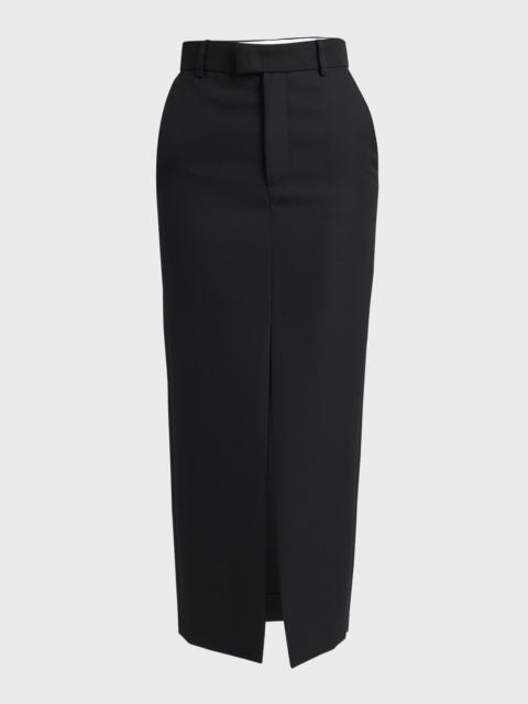 armarium Lula Virgin Wool Midi Skirt