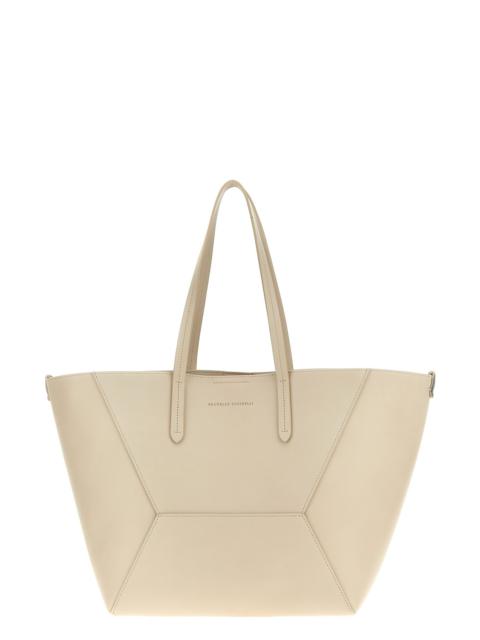 Brunello Cucinelli Leather shopping bag