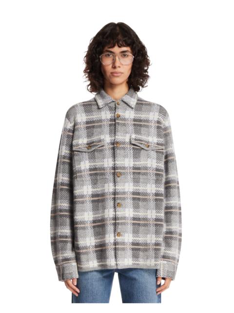 GUEST IN RESIDENCE Gray Plaid Workwear Shirt