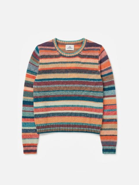 The Elder Statesman NIMBUS ELENA STRIPE CREW