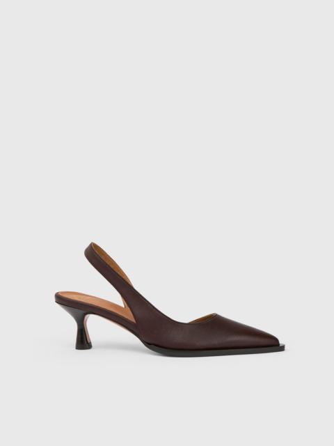 ATP ATELIER Desana Walnut Nappa Slingbacks