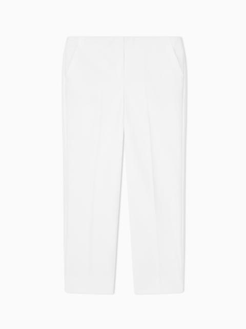 EMPORIO ARMANI Stretch gabardine 7/8 trousers