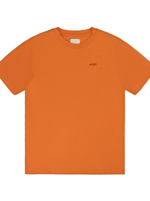 AIMÉ LEON DORE Micro Din Logo Tee "Mandarin Orange" FW24CT014 MANDARIN ORANGE