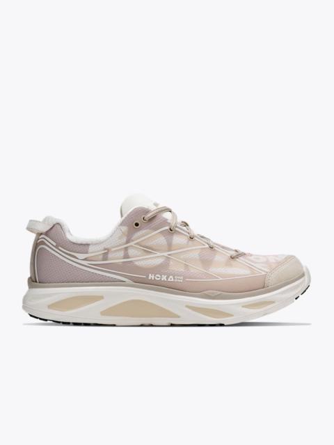 HOKA Huaka Pro Shoes in Cream/Archival Taupe