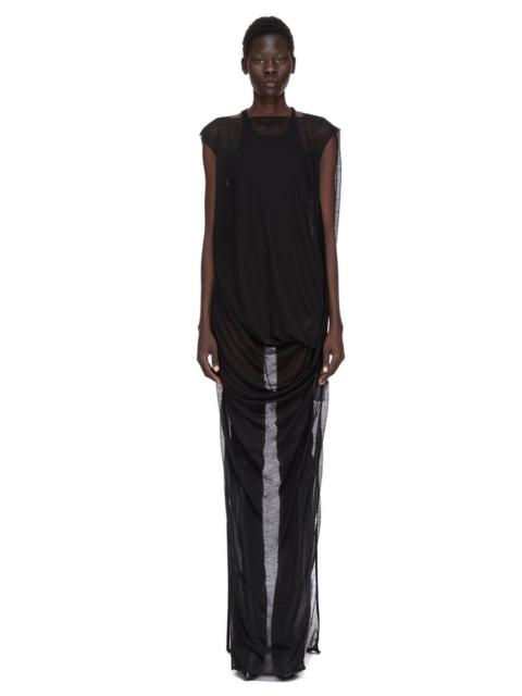 Rick Owens Black Concordians Nouveau Maxi Dress