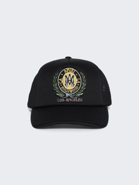 AMIRI Ma Crest Trucker Hat Black